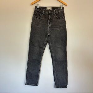 Womens Everlane The Cheeky Jean Straight Leg Denim Washed Gray Size 28R